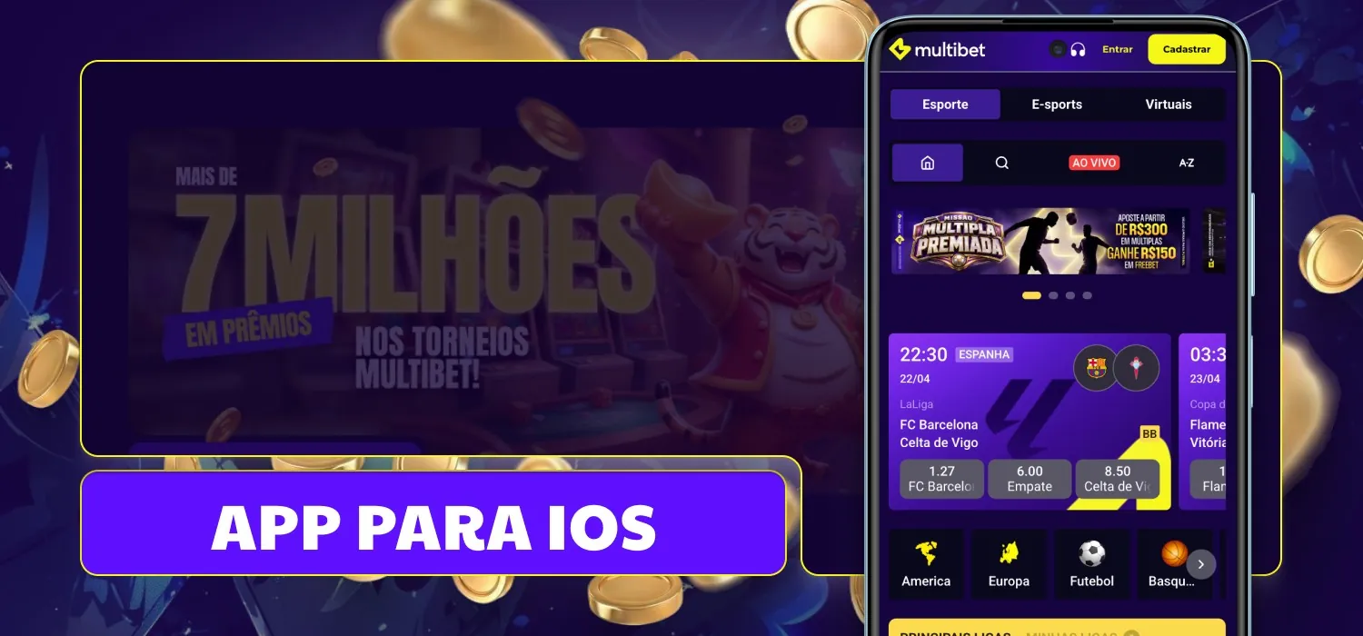 Multibet app para iOS